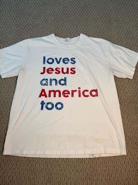 Loves Jesus and America Too Shirt
